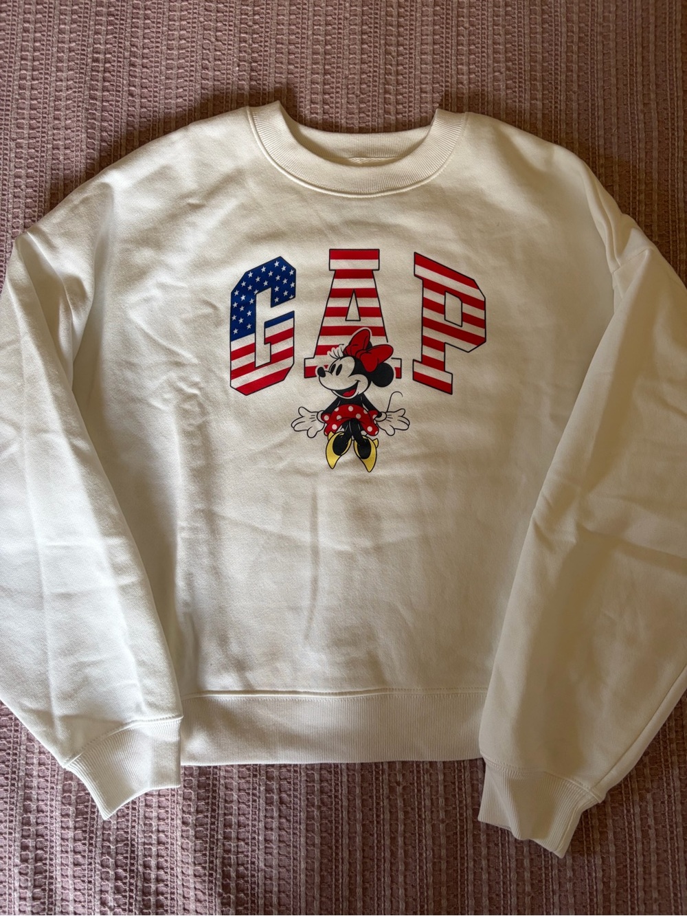 NWOT GAP USA Minnie Mouse Sweatshirt